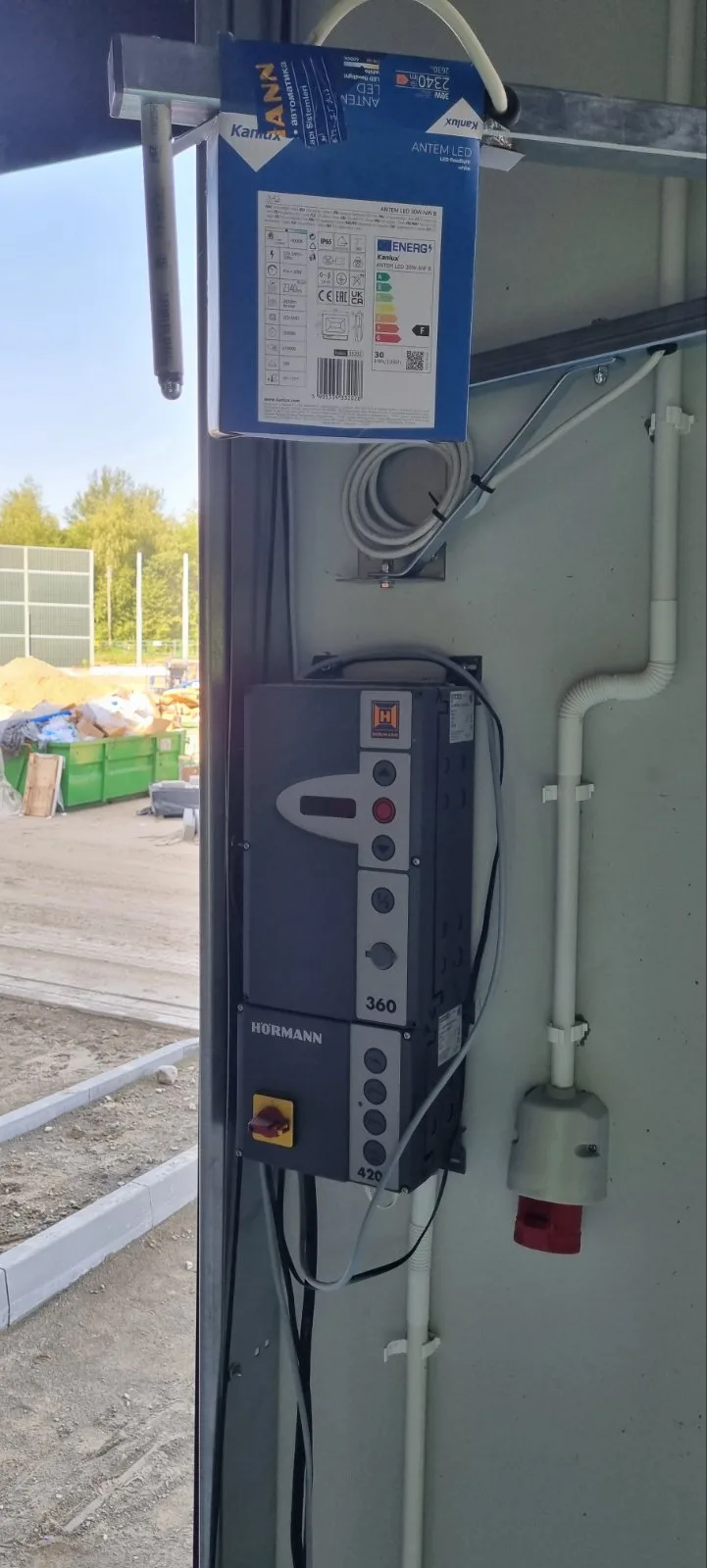 Industrietore in einem Logistikzentrum